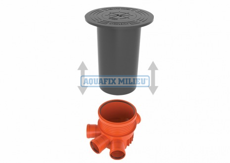 inspectie-schacht4-aansluitingen-met-deksel-exploded-view