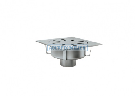 P006 vloerput RVS floordrain