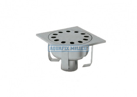 P028 vloerput RVS floordrain