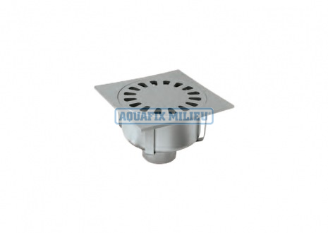 P030 vloerput RVS floordrain