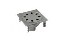 P002 vloerput RVS floordrain