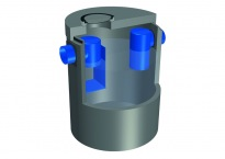 Preafscheidings sedimentatieput-3D