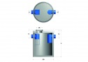 Preafscheidings sedimentatieput-2D