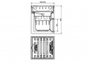 Tegelpadkolk beton B125 tekening