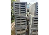 Straatkolk beton/gietijzer 380x380x850 mm. &Oslash;125 flex 1-delig